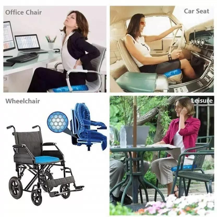 Gel Orthopedic Seat Cushion – Breathable, Non-Slip, Washable, Pain Relief